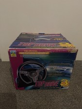 Logic 3 Top Drive Steering Wheel Controller for PlayStation 1 & Nintendo 64 BOX