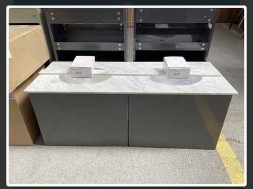 Wall hung sink units - wall,