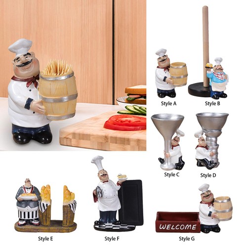 Chef figurine sculpture - chef,