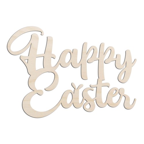 Happy easter text - easter, words