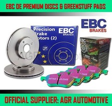 EBC REAR DISCS AND GREENSTUFF PADS 278mm FOR NISSAN PRIMERA 2.0 GT (P11) 1999-02