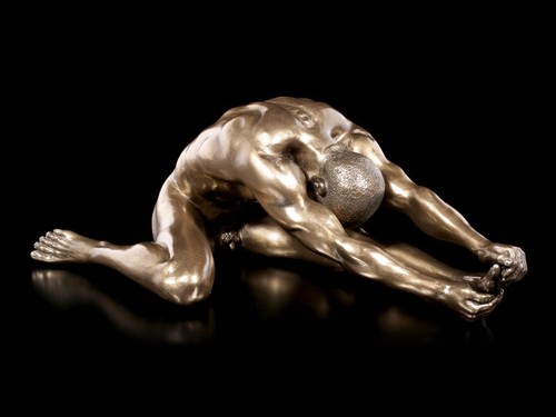 Male nude figure on - nude,