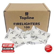 TOPLINE 100 Odourless Firelighters Sachets Multipack