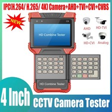 CCTV Tester Monitor PTZ Controller IPC Test 4 Inch 4K H265 H264 IP Camera Tester