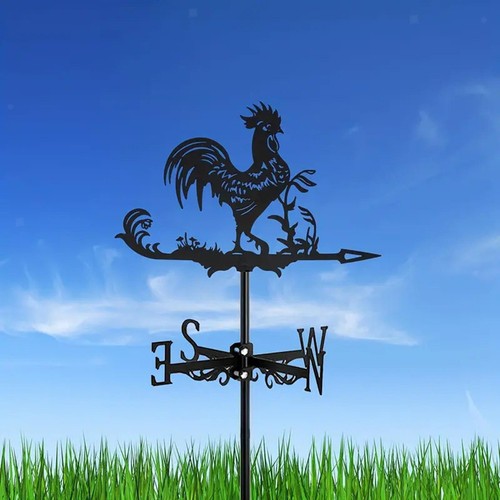 Rooster weathervane iron - rooster,