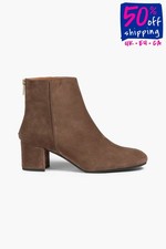 RRP€405 ATP ATELIER Suede Leather Ankle Boots US9 UK6 EU39 Logo Made in Italy
