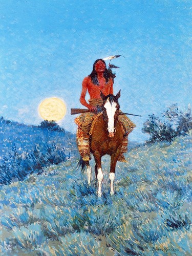 Sunrise redskin horse - sunrise,