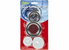 SINK STRAINER SET HELPS KEEP