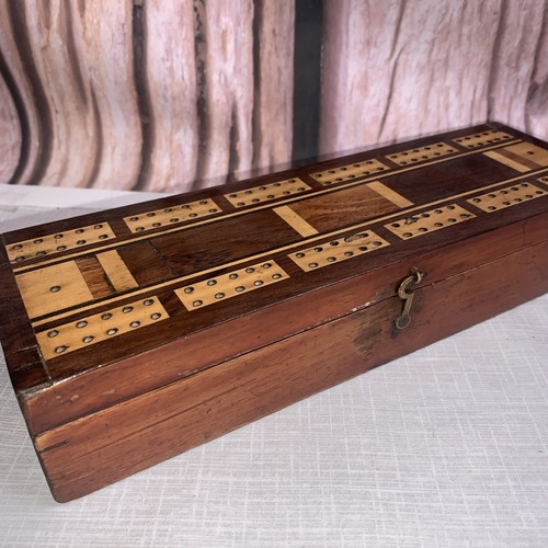 Cribbage box and board could - box,