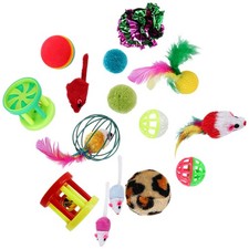  24Pcs Interactive Cat Scratching Toys Cat Kicking Toys Cat Playing Toys Kitten