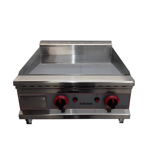 Flat griddle double chrome - griddle,