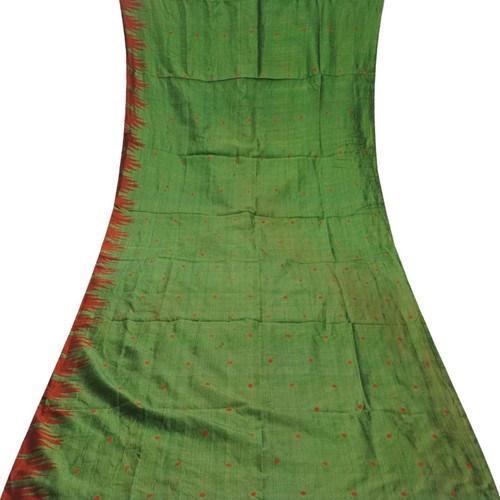 Vintage green 100 pure silk - vintage,