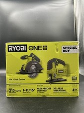 RYOBI 18V 2-Tool Combo Kit w 5-1/2 in. Circular Saw and Jig Saw-PCL500525SB