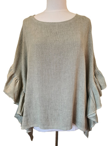 Italian washed linen - washed,