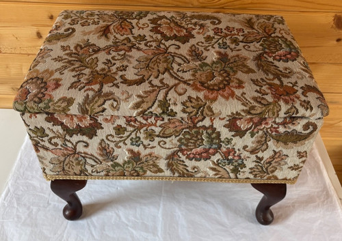 Vintage floral tapestry fabric - floral,