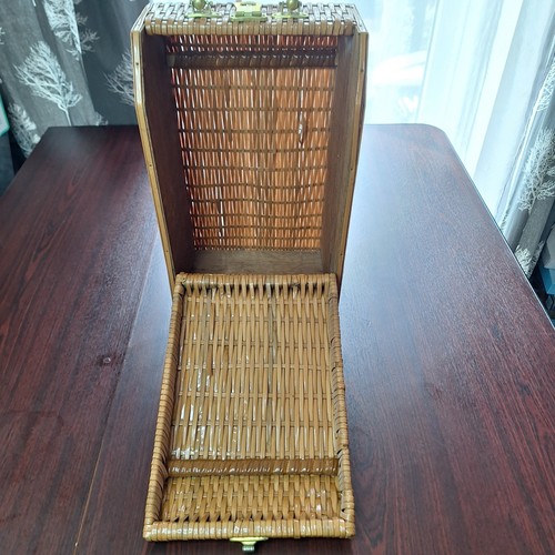 Rattan wicker basket picnic - rattan,