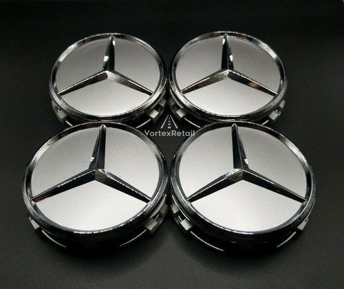Mercedes alloy wheel centre - 4x,