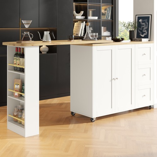 Kitchen island wheels - island, on