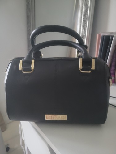Biba bag leather black small - bag,