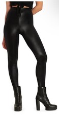 Black Milk Clothing High Waist Shiny Wet Look Leggings Size XL -NWT