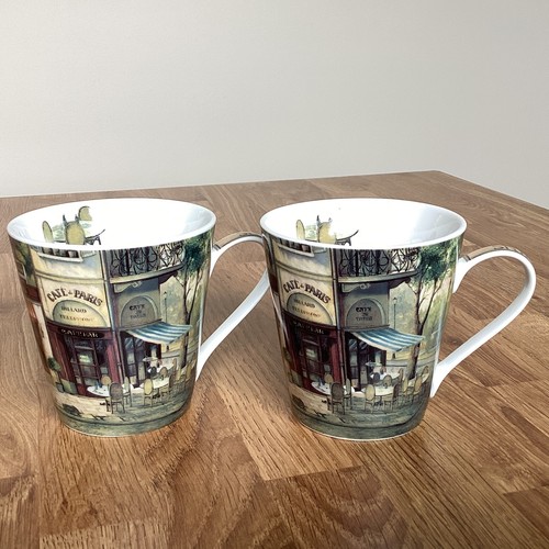 Pimpernel parisian scenes - parisian, mugs