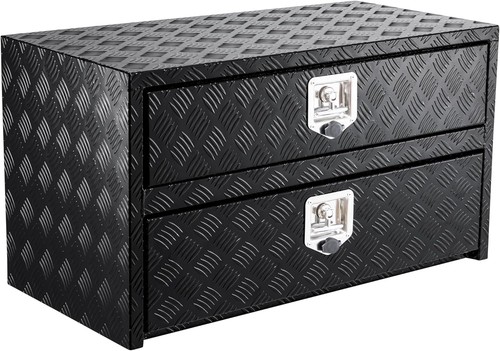 Aluminium tool box lockable - aluminium,