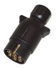 GENUINE INDESPENSION 7PIN Black Plastic Trailer Plug