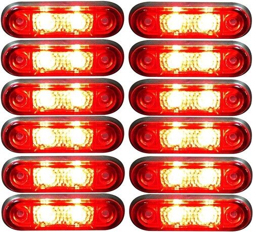 12x flush fit - 2, red