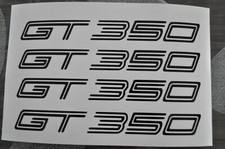 4 FORD MUSTANG STICKERS, PONY CAR GT500 GT 350 17x150mm each