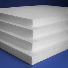 EPS Polystyrene  Sheets 1200 x 500 x 25mm (Pack 12) Crafts Packing Insulation