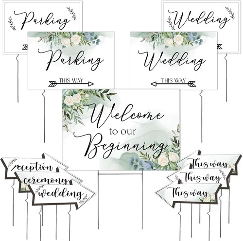 11pcs wedding direction arrow - 11pcs,