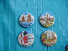 Vintage London Souvenir Button