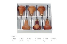 Set of 6 Pfeil Linoleum and