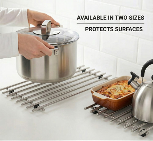 Stainless steel trivet stand - stainless,