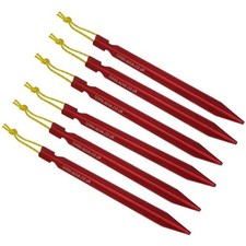 Lightweight Strong Alu Pegs - Terra Nova Terra  Firma 18cm Tent Pegs (Pack of 6)