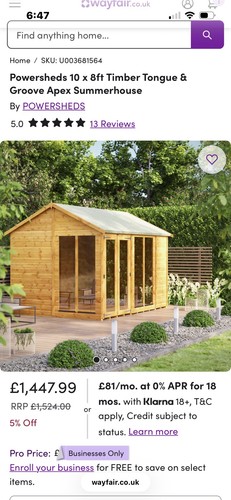 10x8 summer house made - summer, by