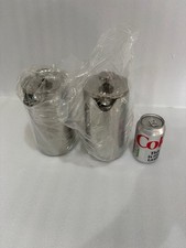 2 x 6 Cup Stainless Steel