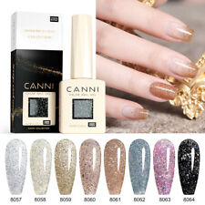 CANNI Hema Free Diamond Glitter Nail Gel Polish Soak Off UV LED Varnish 9ml - Hk