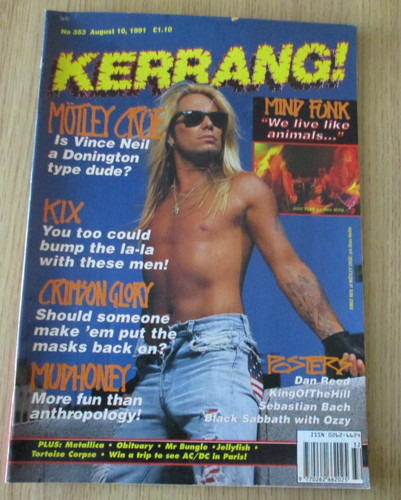 Kerrang magazine 353 aug - kerrang!,