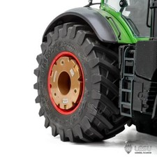 Brass Rear Wheel Weight Increasing Module for LESU AOUE 1050 1/14 RC Tractor DIY