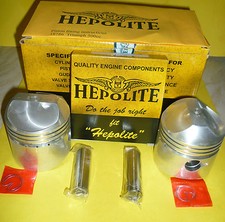 FREE UK POSTAGE - TRIUMPH DAYTONA T100 1968-74 HEPOLITE  PISTON SET +.020" 