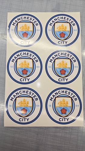 Manchester city stickers 100mm - stickers,