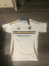 Boca Juniors 2024/25 Away Shirt –La Bombonera Tribute –White/Gold – Size L –BNWT