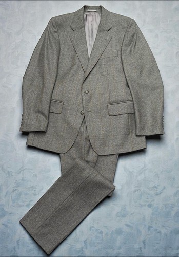 Vintage magee grey check wool - magee,