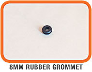 Gas locker 8mm rubber grommet - gas, grommet.