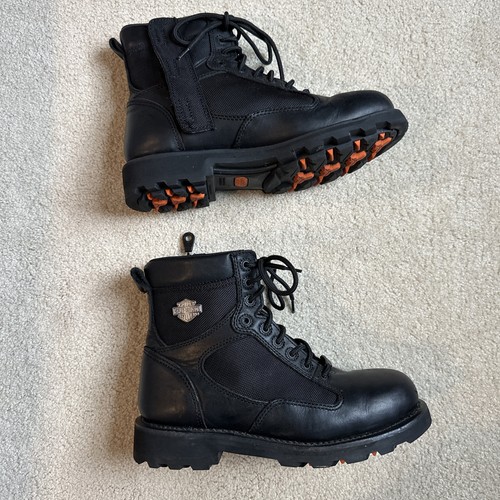 Harley davidson boots black - davidson,