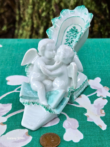 Meissen style ceramic model - meissen,
