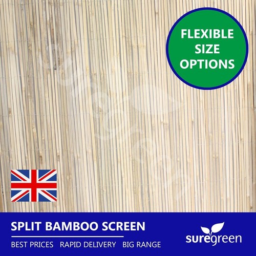 Suregreen natural split bamboo - natural,
