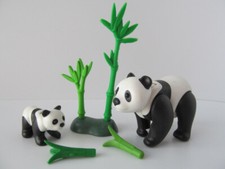Playmobil Panda, baby cub &
