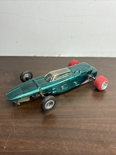 Vintage atomic green slot car - vintage,